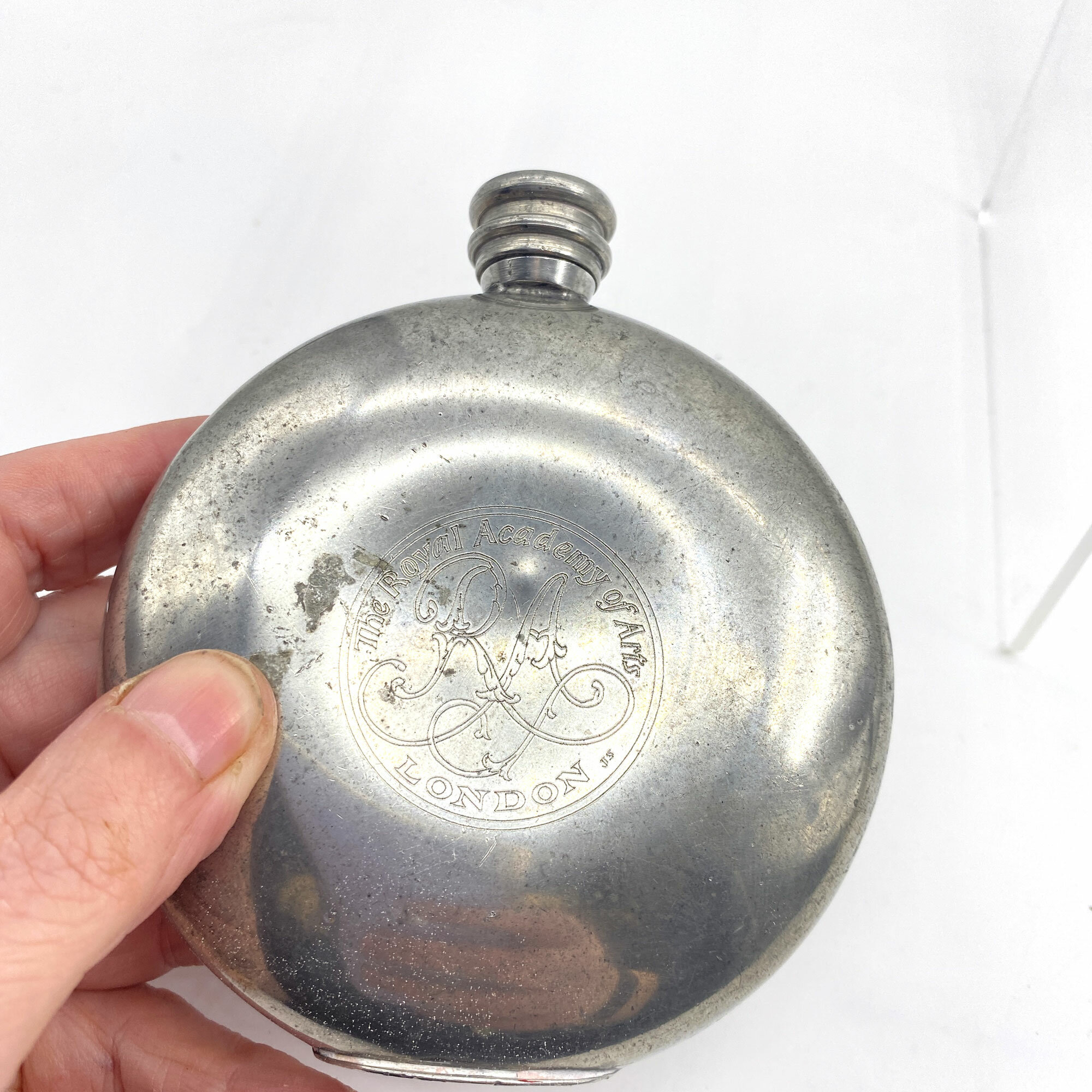 PEWTER SPIRIT FLASK がたく K3025